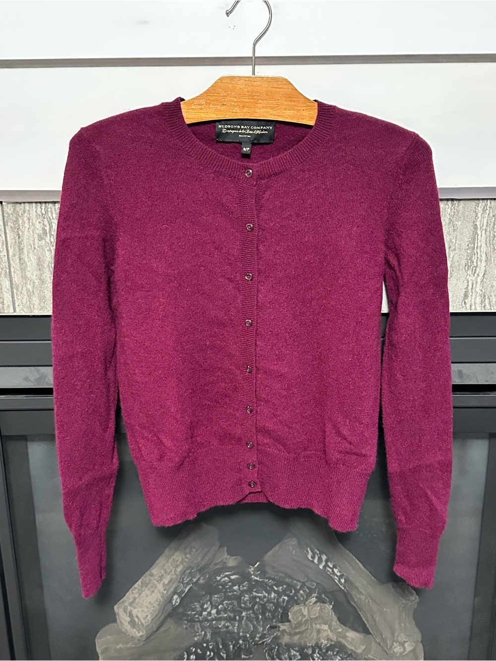 100% Cashmere Hudson’s Bay Company cardigan